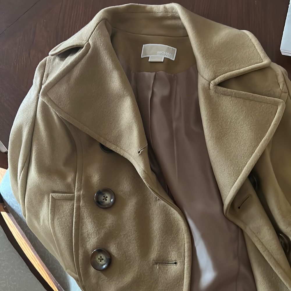 Michael Kors blonde coat